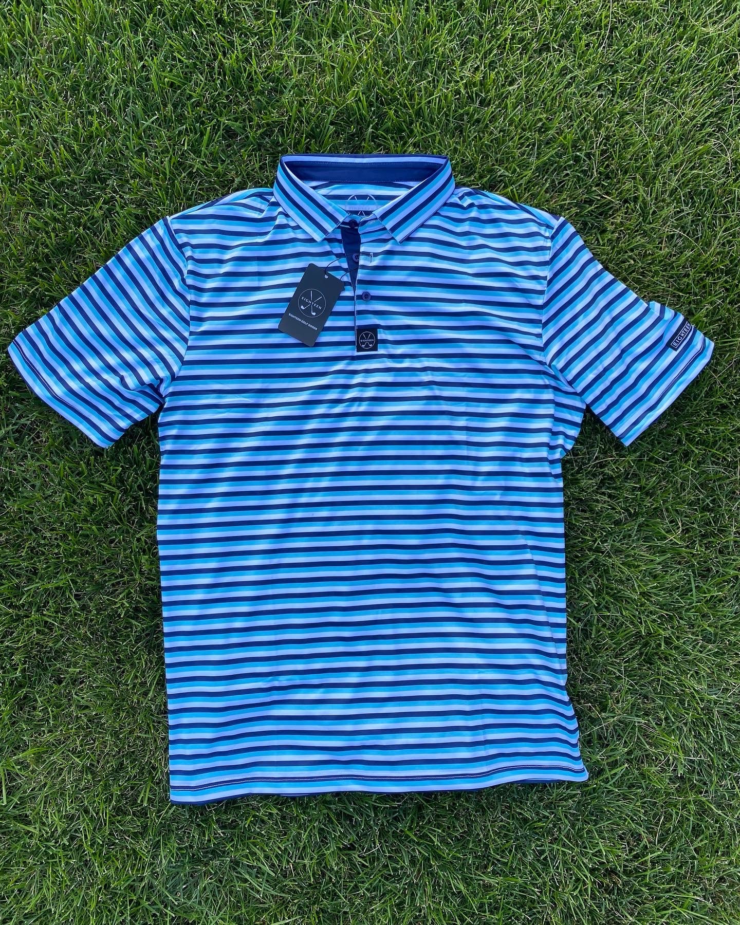 Stripe Show Golf Polo